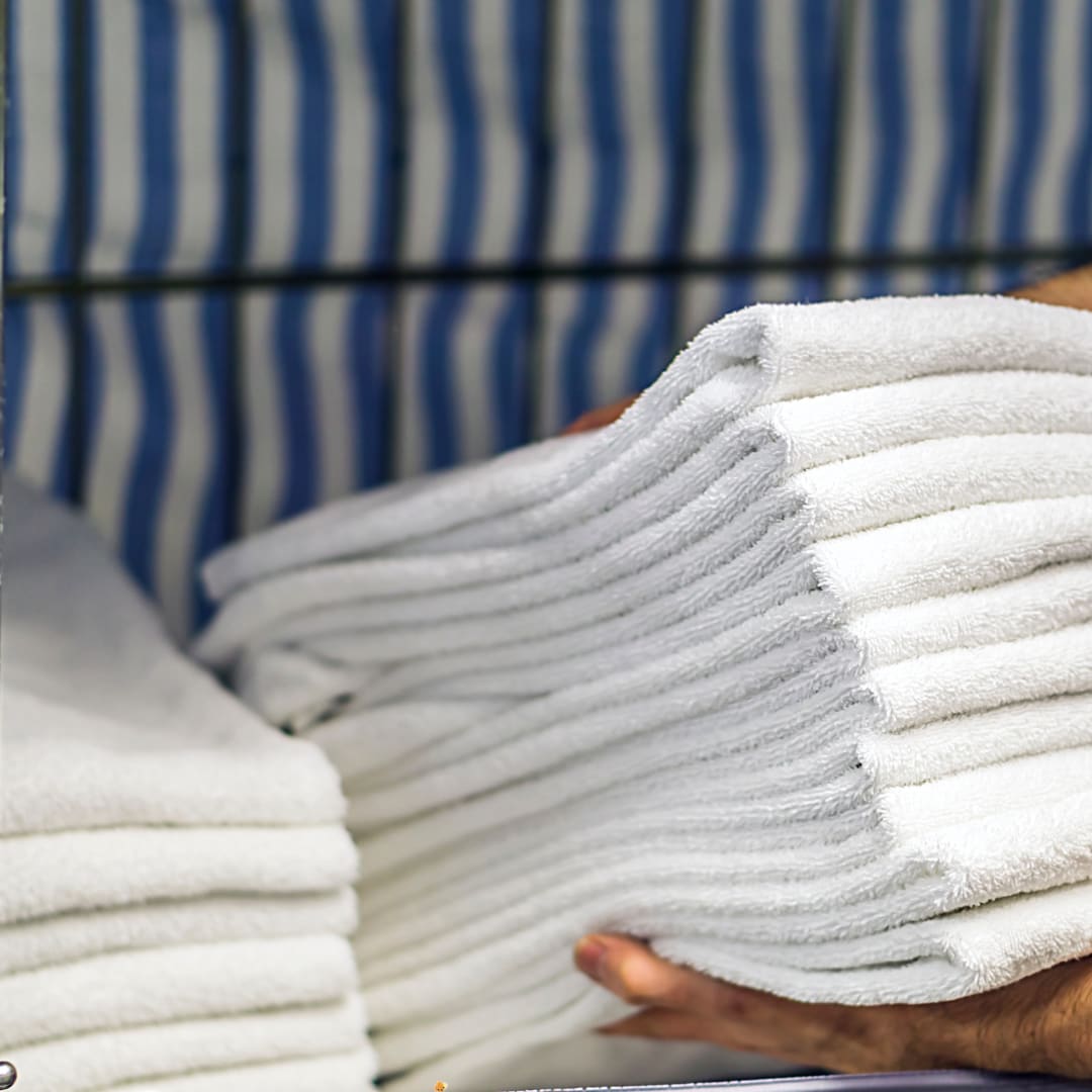 Fresh folded laundry