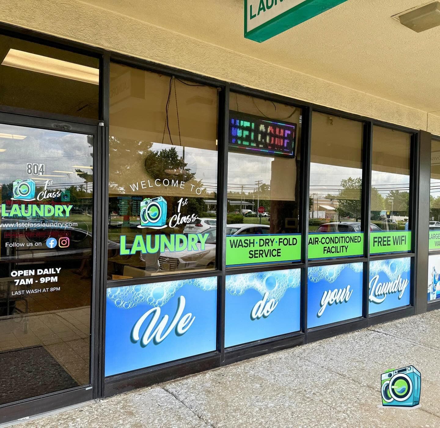 1st Class Laundry Glassboro storefront