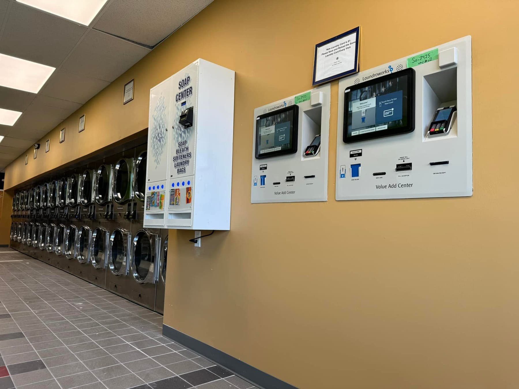 Inside 1st Class Laundry Atco